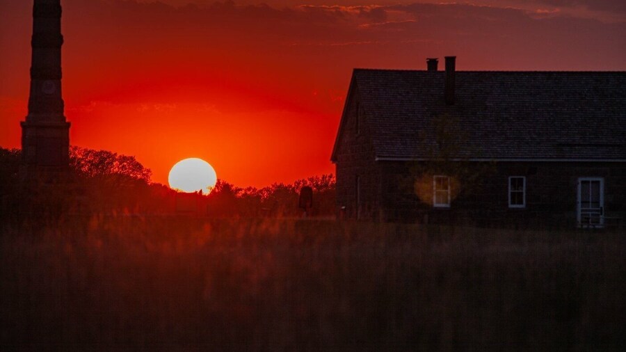 Sunset at fort ridgely, this place truly is beautiful