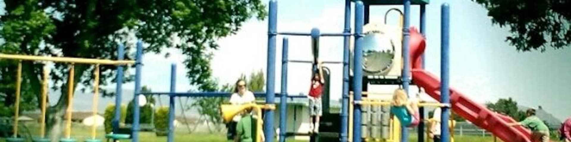 Playground at Desert Aire. Surrounded by a big grassy park. Loads of fun.