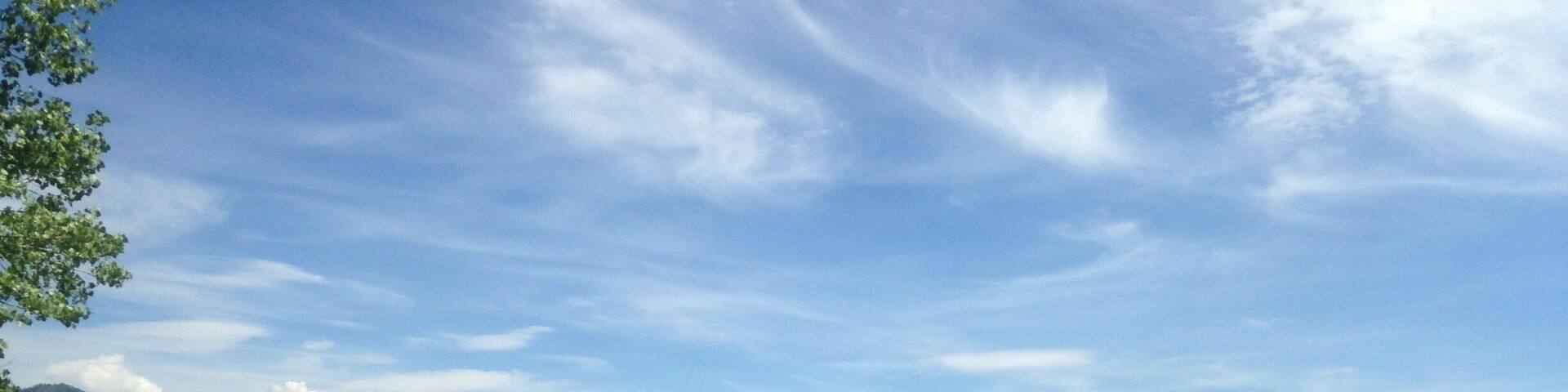 Beautiful lake. Not much beach though.