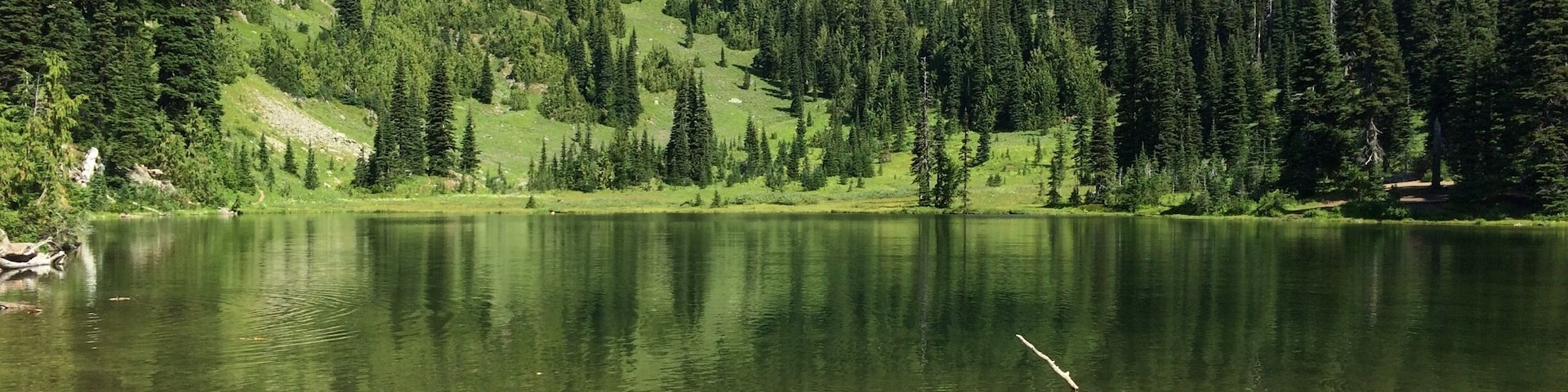 This is Sheep Lake off of Hwy 410 in WA.
