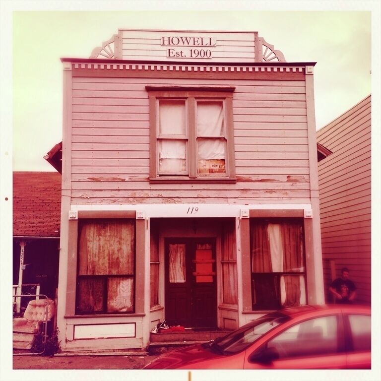 Really old wild-west building in this really small town.