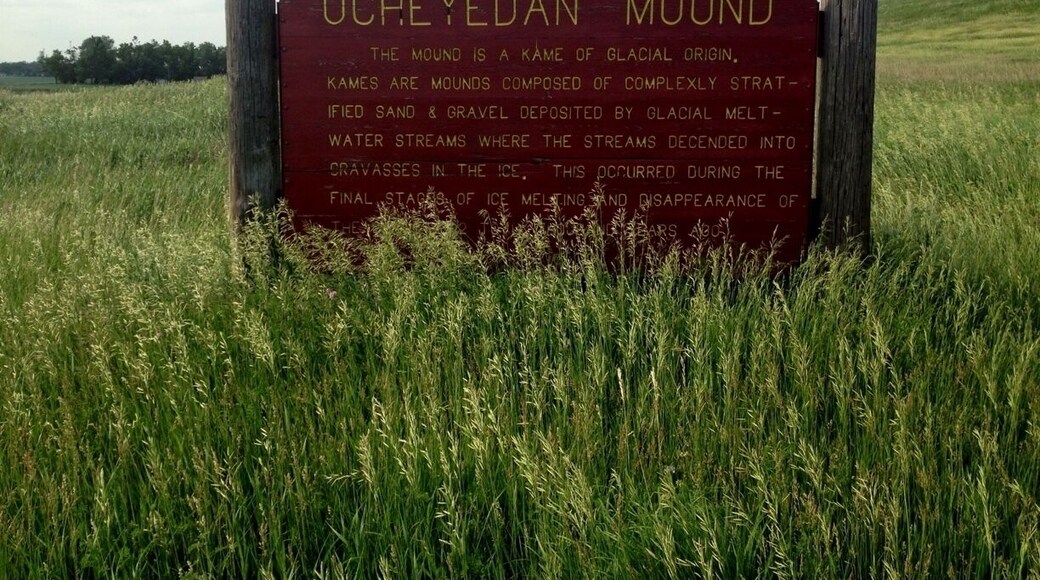 Beautiful mound left by the glaciers, hike up and get a nice view of the surrounding countryside.