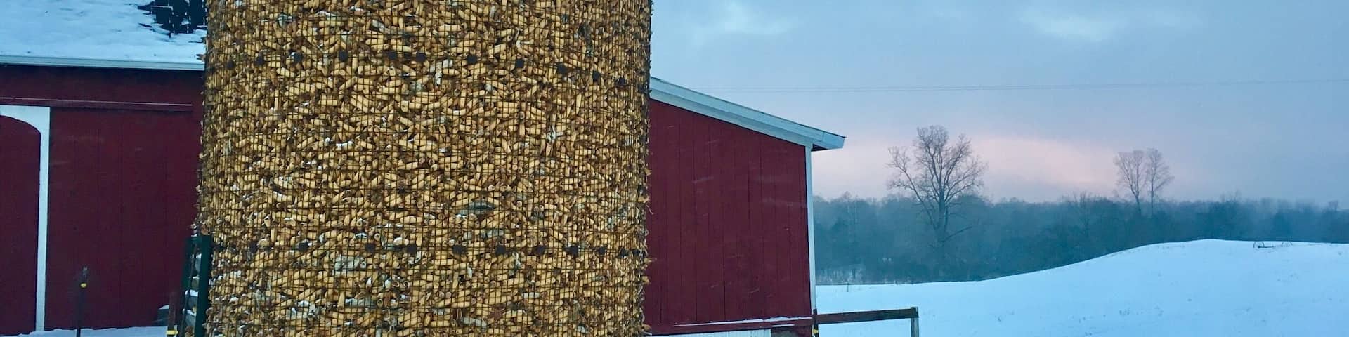 Great working barn on roadside.