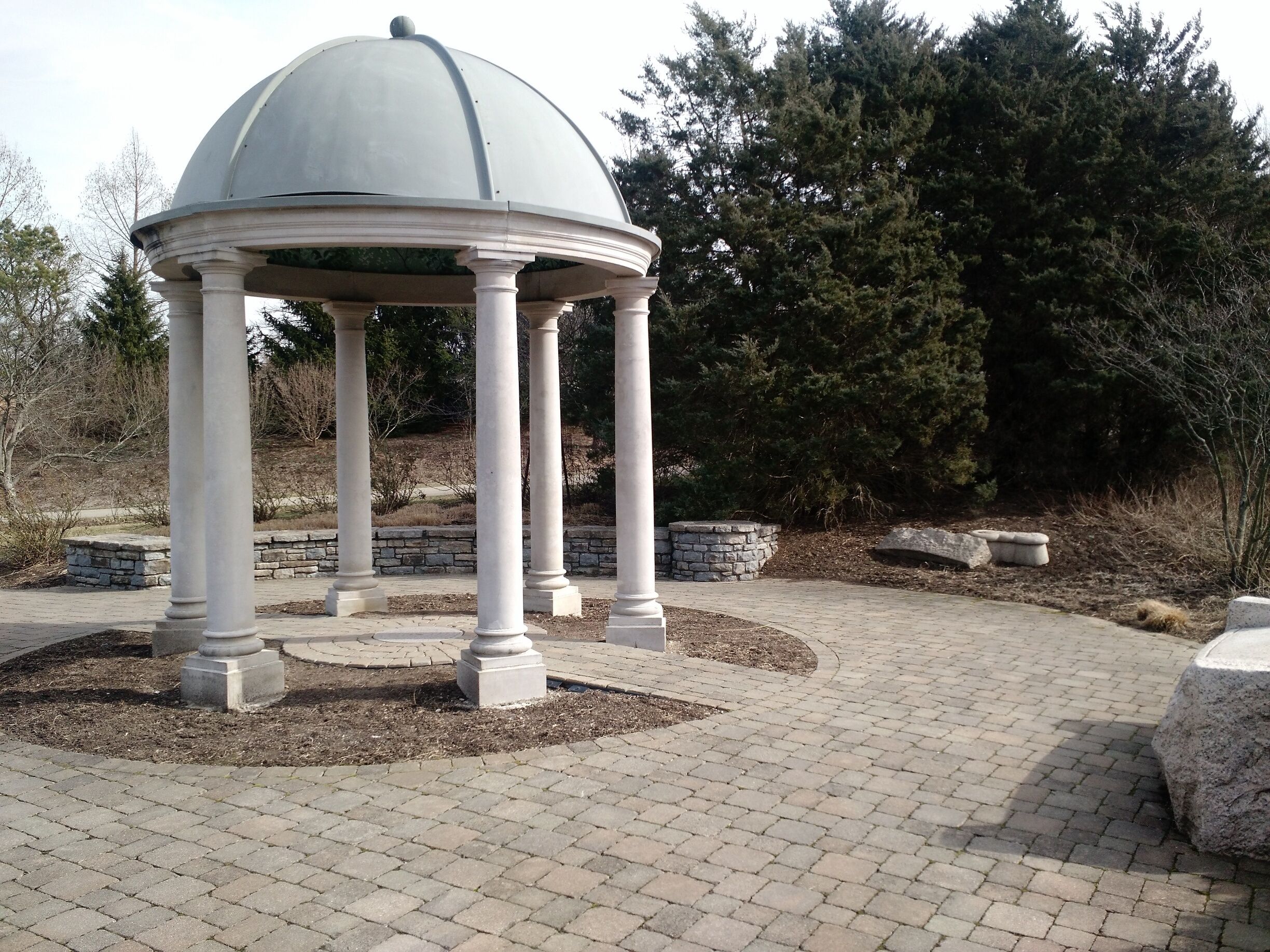 A scenic overlook feature along the Garden Loop Trail