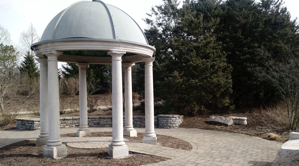 A scenic overlook feature along the Garden Loop Trail