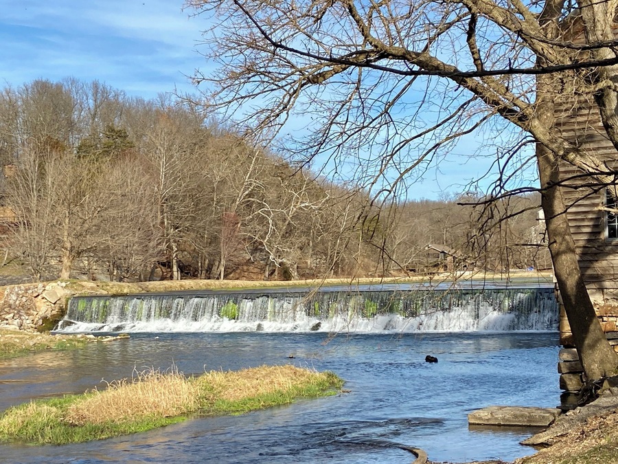 The dam at Jolly Mill Park #jollymill