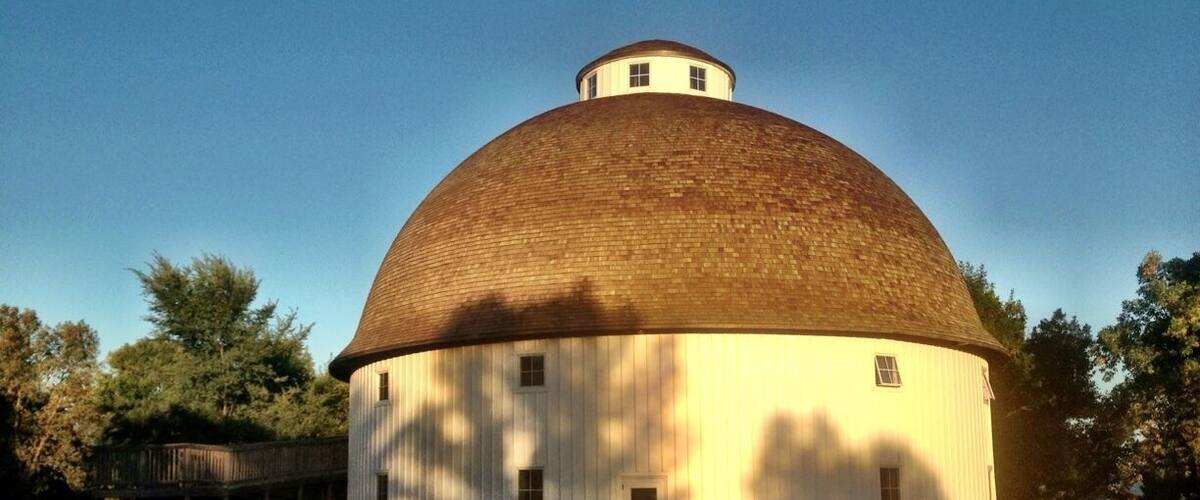 Historic landmark and one of four round barns found across Iowa. It was constructed in 1920.