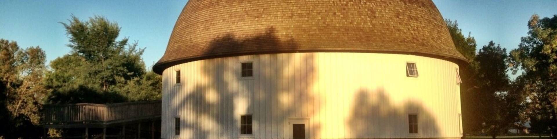 Historic landmark and one of four round barns found across Iowa. It was constructed in 1920.