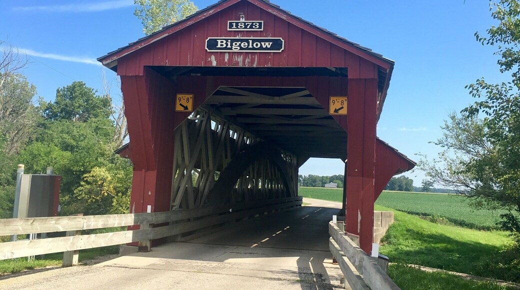 Covered bridge bike ride yesterday! 😃🚴♀️