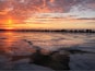 Frozen lakes and fantastic sunsets in the Midwest!