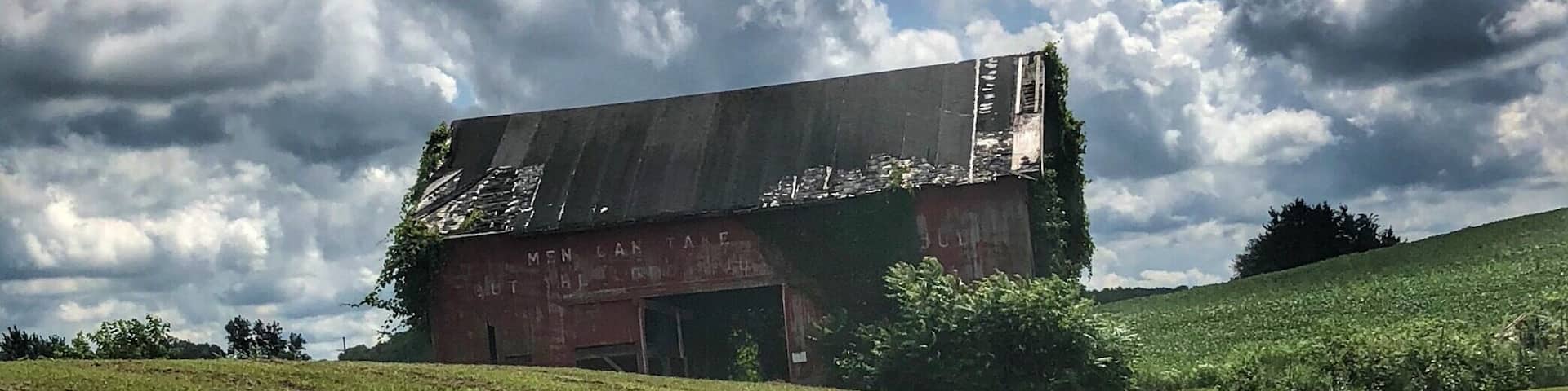 Just love old barns. This is off Hwy 12 in Michigan.
