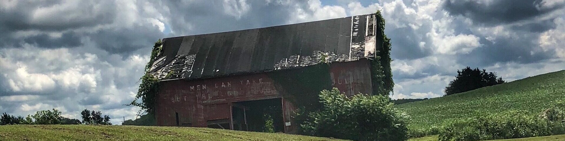 Just love old barns. This is off Hwy 12 in Michigan.