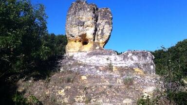 Castle Rock, a natural sandstone spire.