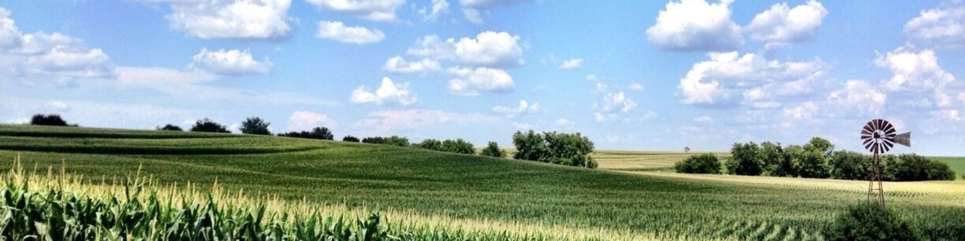 The southwest Iowa landscape as shown in eastern Pottawattamie County.