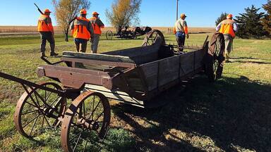 If you like hunting (pheasants) you can't beat this area of the country. Beautiful open spaces, great people, and for after the hunt one of the smallest town bars the "Reliance Bar". Weather can vary greatly -- last year -5 degrees and a ton of snow and this year mid-60s beautiful skies. Both are great fun in their own way.