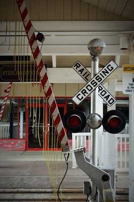 Railroad-themed shopping...