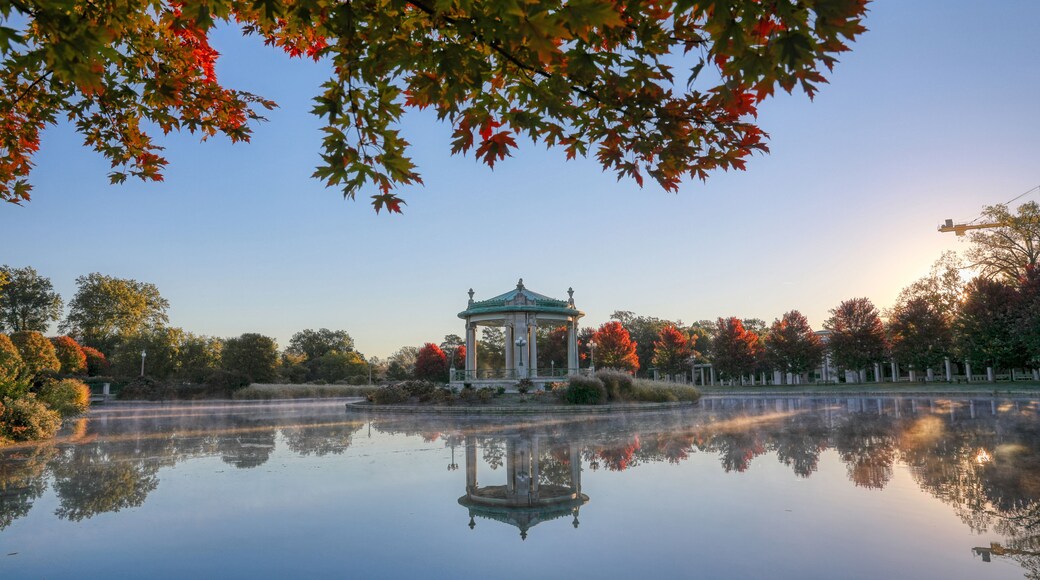 The bandstand located in Forest Park, St. Louis, Missouri.