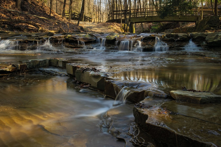 Another very easy hike to these falls. #waterfall #Ohio