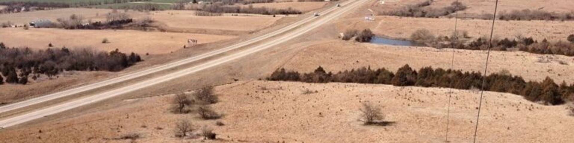 The view from the top of a 260' tower. :)