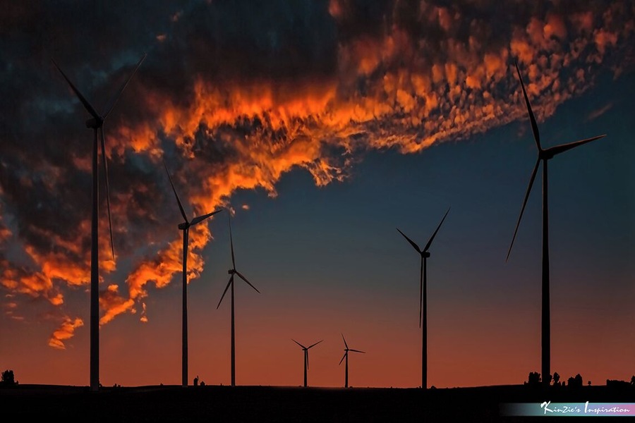 Sky's on Fire !! *A Beautiful Nature*
#McLean County
#Illinois
#USA
#Windmill
#Ellsworth
#Landscape
#Sunset
#Cloud
#Cloudscape
#Sky
Wind, fire and water are natural sources for power energy.. Opp sorry no water!! I couldn't find any river, pond and dam in this location. An unique sunset cloudscape formation eye catching at Twin Groves Wind Farm, McLean County Route 21 Ellsworth Illinois USA in changing seasons between autumn and winter.
Photo Licensed by iLOVEnature's Photography Inspiration l All rights reserved