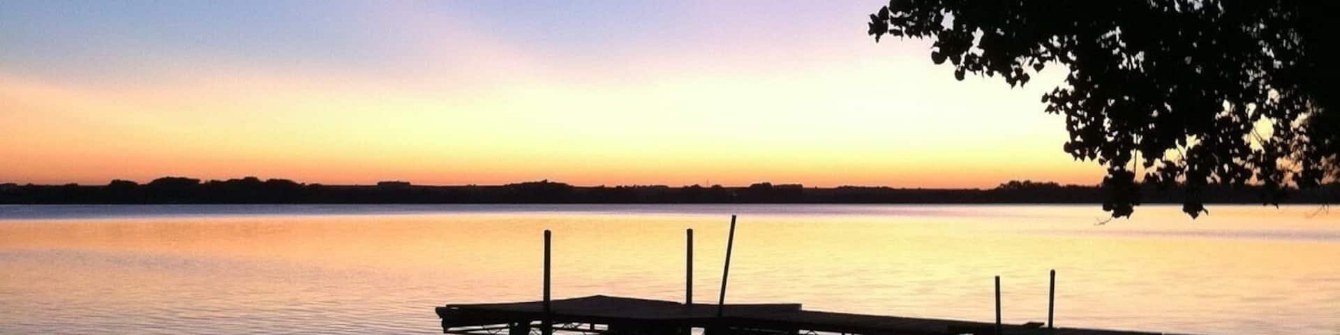 Hard to beat the sunsets on Lake Shetek, my second home ❤️