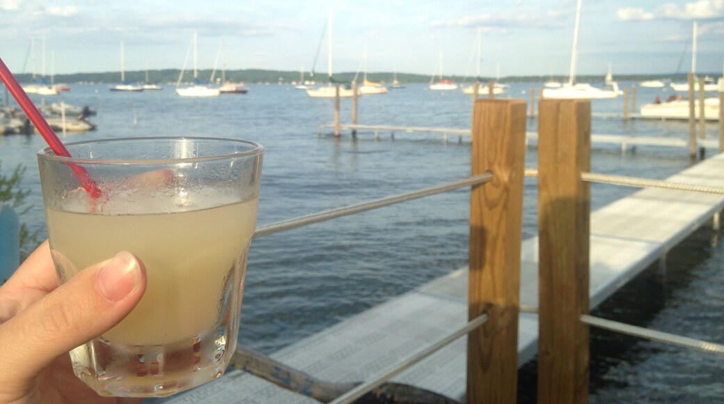 Gorgeous View from Apache Trout Grille in Traverse City. MI! Excellent place for a #WeekendGetaway with the ladies! Grab a drink or two outside on the picnic tables or at the water while you wait for your table!
#girlsweekend #upnorth #mittenlove #girlsjustwannahavefun #travel #diagnosiswanderlust #travelblogger #summerbucketlist #TC #traversecity #wanderlust #waterlust #puremichigan #DowntownTC
#weekendgetaway