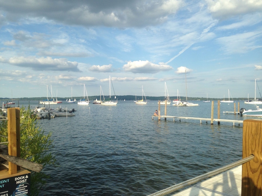 Gorgeous View from Apache Trout Grille in Traverse City. MI! Excellent place for a #WeekendGetaway with the ladies! Grab a drink or two outside on the picnic tables or at the water while you wait for your table!
#girlsweekend #upnorth #mittenlove #girlsjustwannahavefun #travel #diagnosiswanderlust #travelblogger #summerbucketlist #TC #traversecity #wanderlust #waterlust #puremichigan #DowntownTC
#weekendgetaway