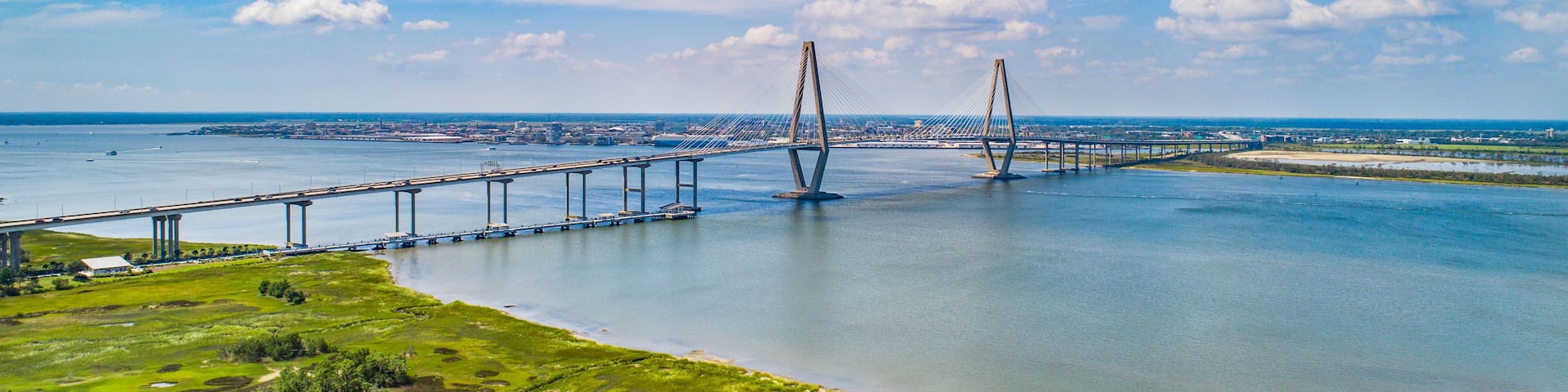 Ravenel Bridge in Charleston, South Carolina, USA