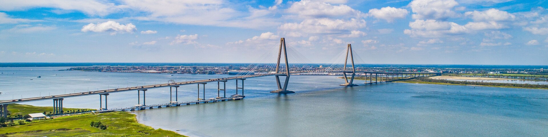 Ravenel Bridge in Charleston, South Carolina, USA