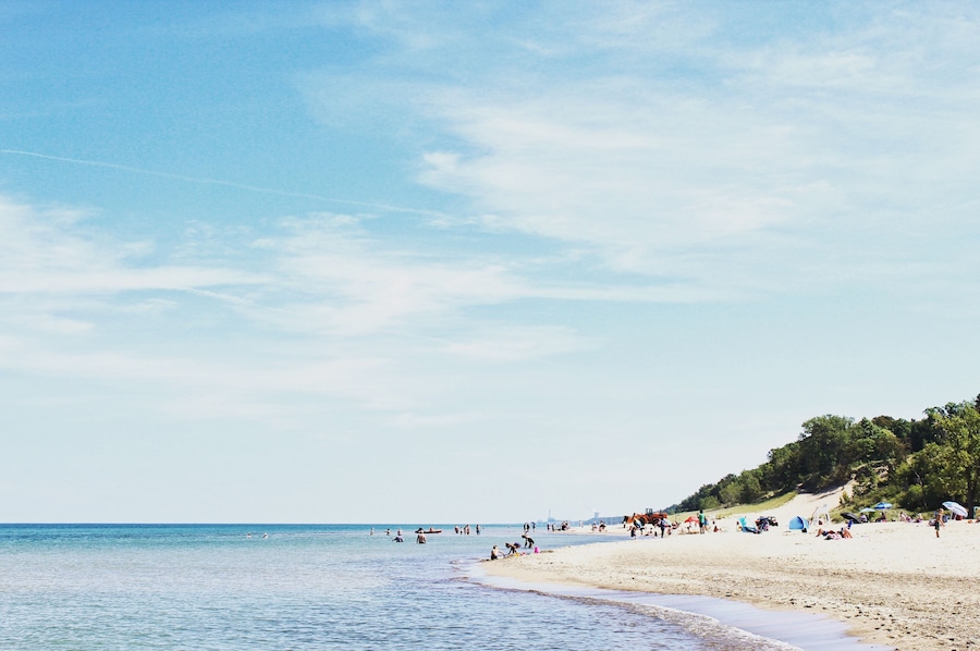 Lake Michigan beach; Shutterstock ID 1184489746; Purchase Order: -