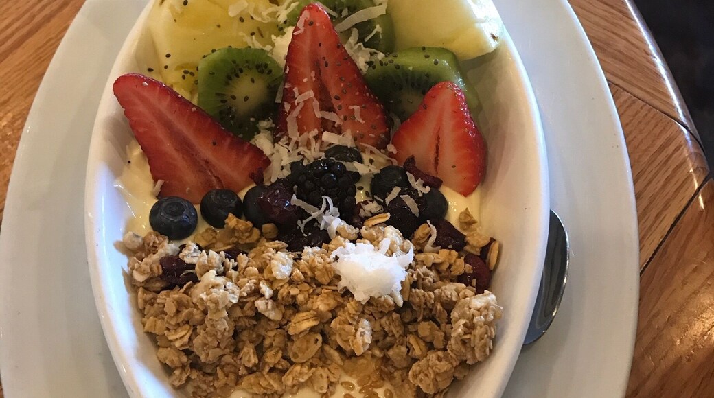 Açaí fruit bowl
Best coffee great place