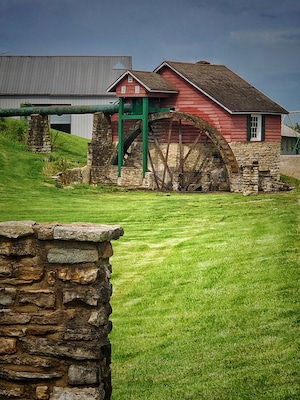So close to where I grew up I always loved this waterwheel. I finally took the time to photograph it.