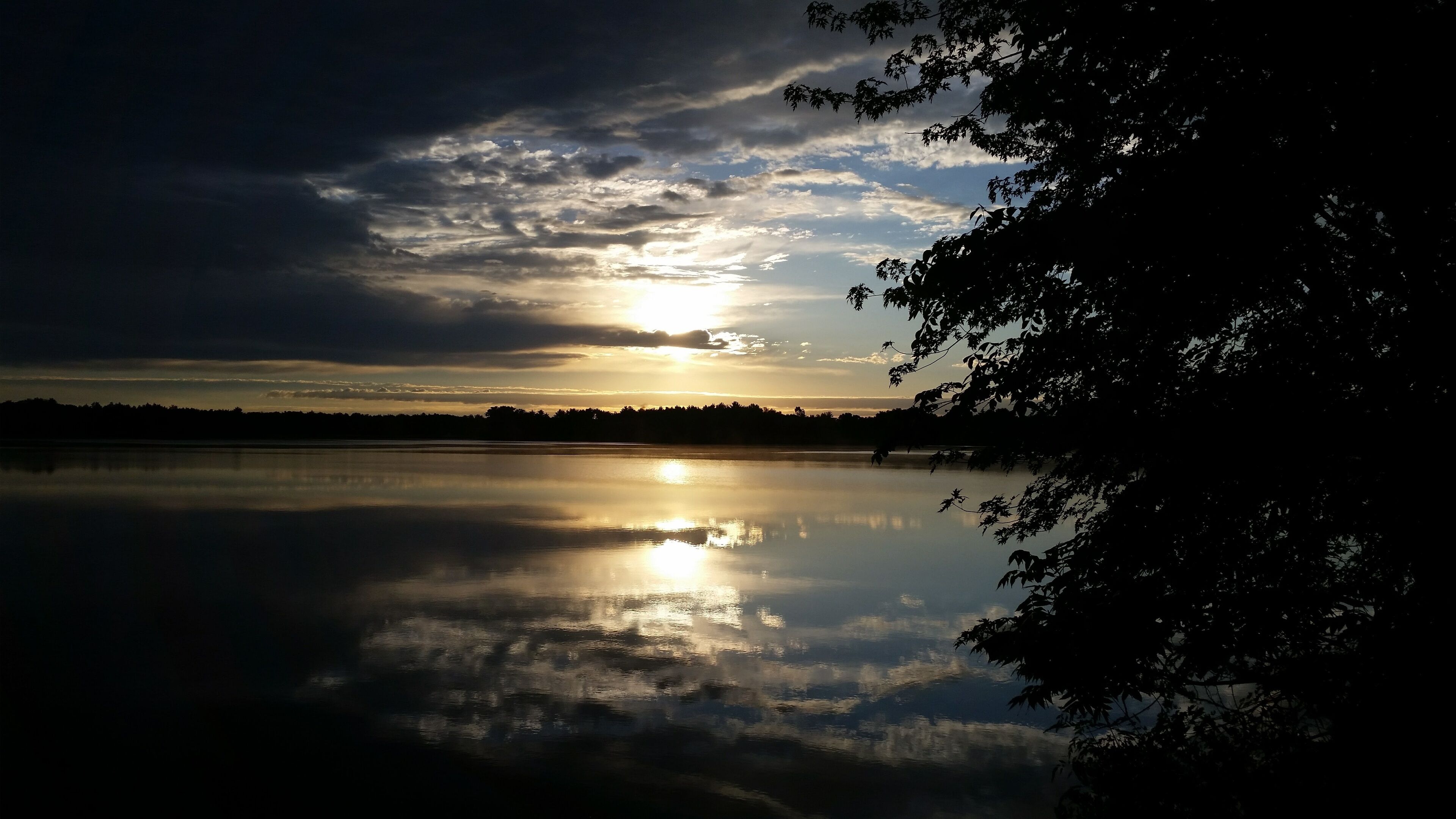 Sunrise over Lake Dexter, a frequent stop on my way to work when my schedule and the timing of the sunrise meet. 