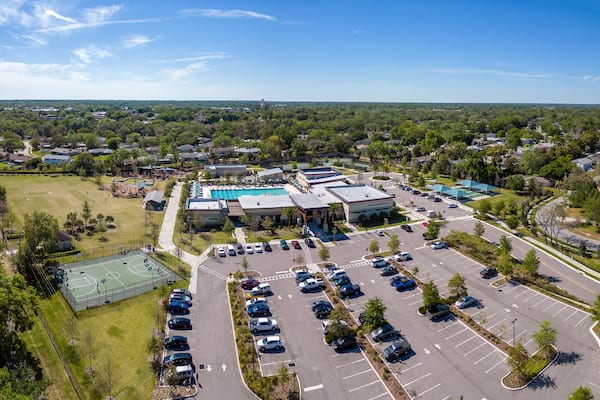 Aerial view of Westmonte Park in Altamonte Springs, Florida, USA March 14, 2023
