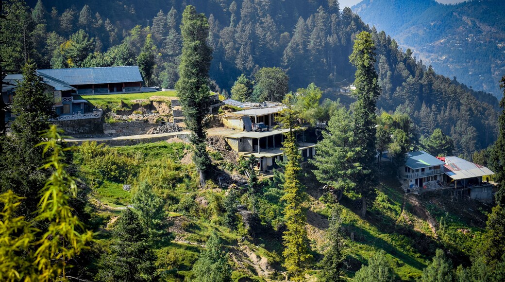 House view on top of Mountains off Murree-NathiaGali Pakistan