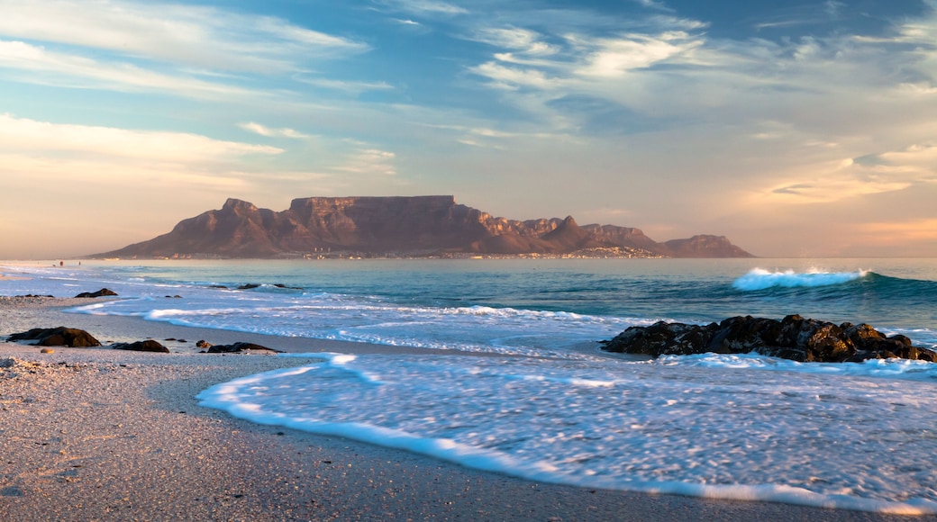 landmark table mountain in cape town south africa scenic view from blouberg