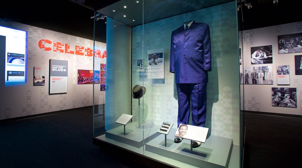National Blues Museum showing interior views