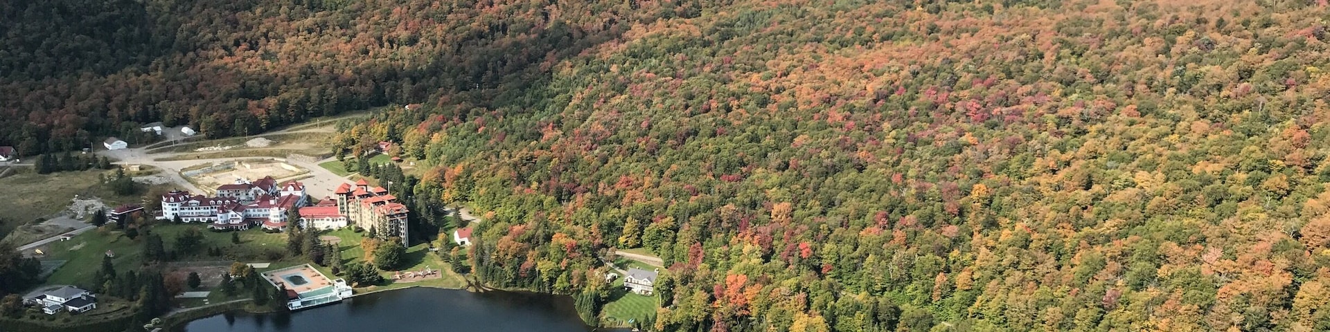 This is Table Rock Trail in northern New Hampshire. It's a short, but steep hike to the top. It takes about 30 minutes to get to the top with a couple of connecting trails as well. The view is breathtaking, as the color of the leaves are already starting to change for the season. Once at the top, you will find yourself on a rock formation several hundred feet above the a beautiful lake with endless mountains as far as the eye can see. If you ever have the chance, take the hour to reflect on all the beautiful things that were placed here for you to take in. Find your happy place, happy hiking!