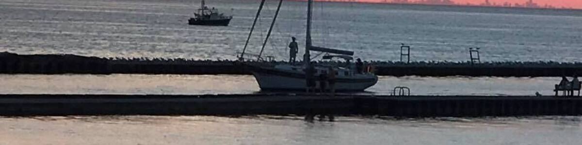 Seeing the no wall with Canada at dusk. Walt Moxham.