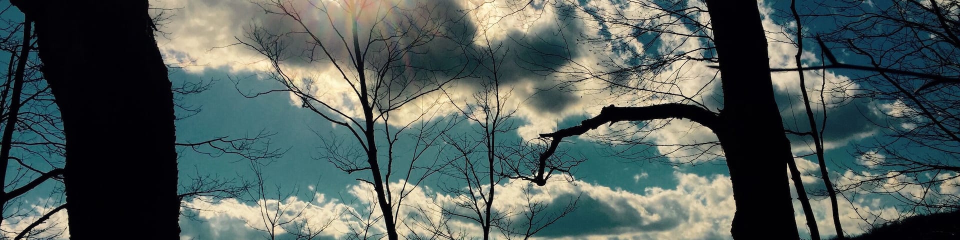 Beautiful Winter afternoon Summit Lake Richwood, WV