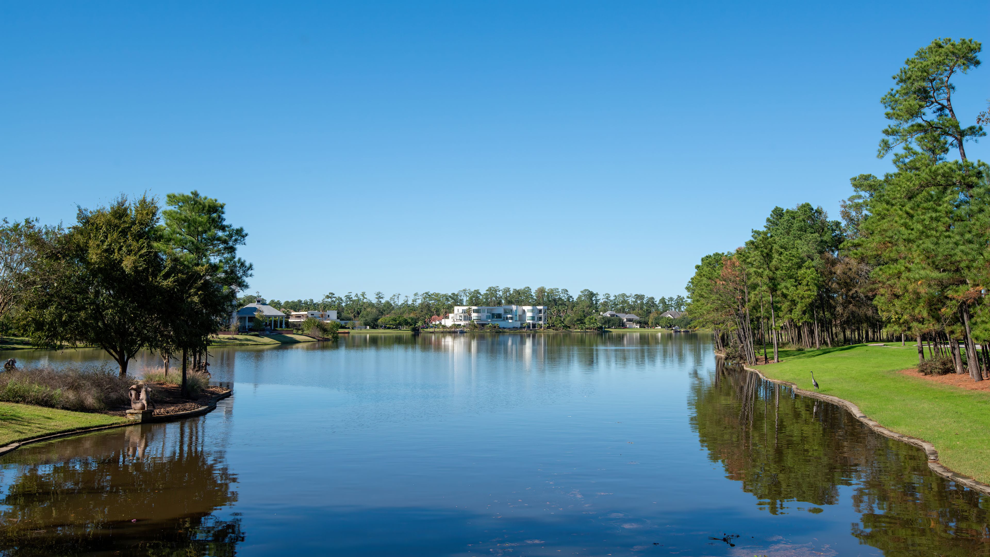 The Waterway and the surrounding area in The Woodlands, Texas