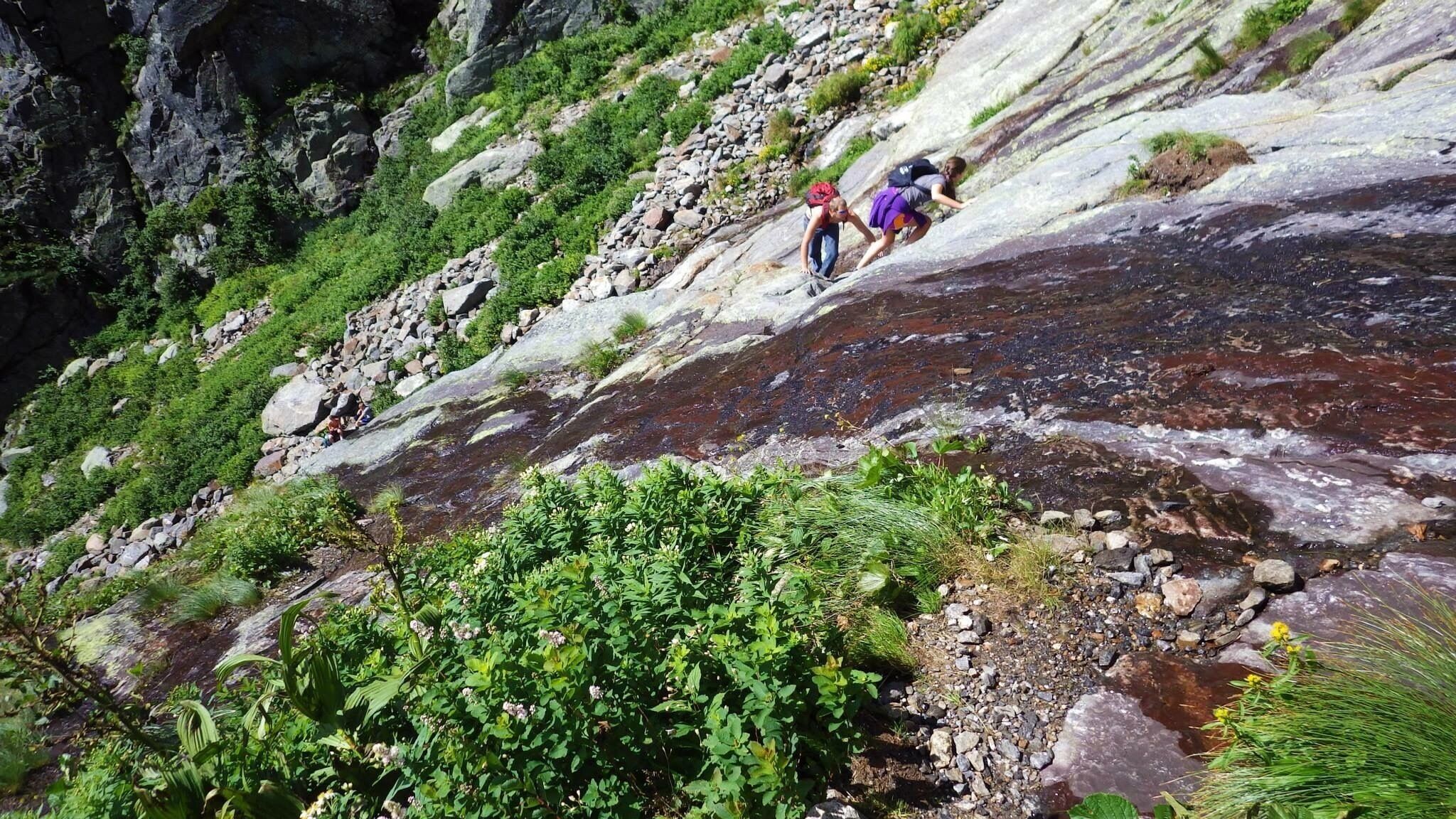 The most difficult non-technical trail up to Mount Washington in NH. A tad scary at points, but what a fun trail #hiking #newhampshire 