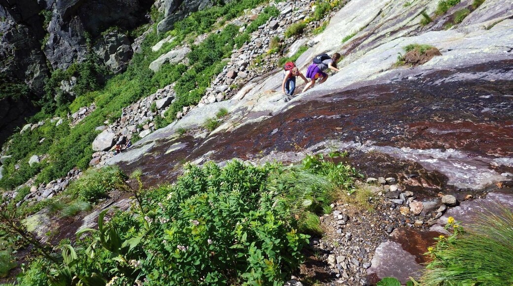 The most difficult non-technical trail up to Mount Washington in NH. A tad scary at points, but what a fun trail #hiking #newhampshire