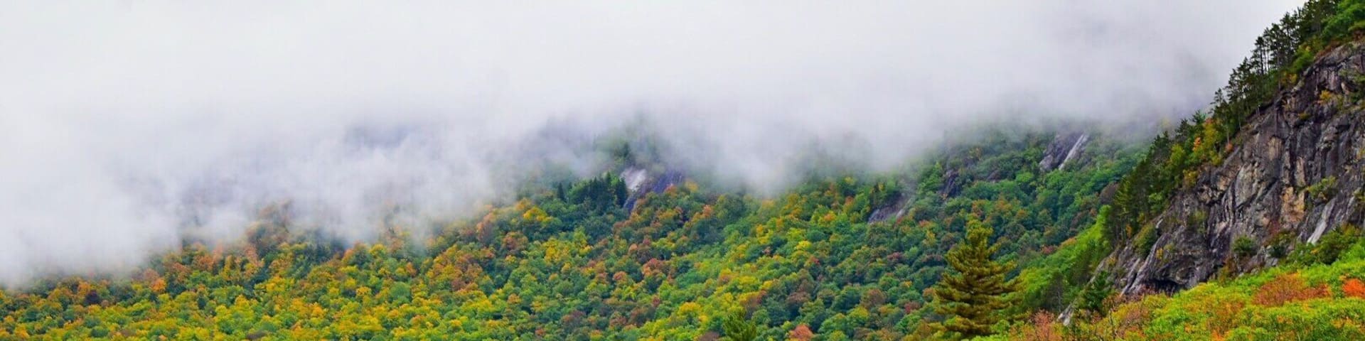 Riding the Evan’s Notch Road and checking out the foliage.