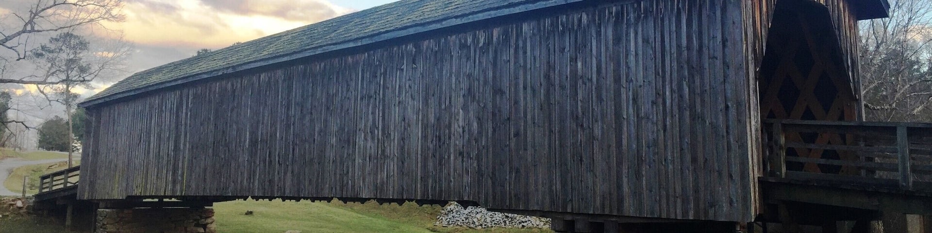 There are still several of these old covered bridges scattered around the country, and many of them still allow you to cross them in your car.