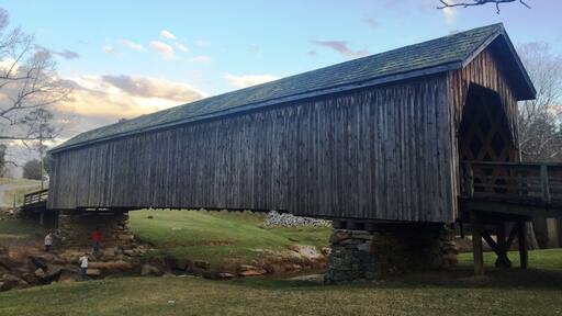 There are still several of these old covered bridges scattered around the country, and many of them still allow you to cross them in your car.