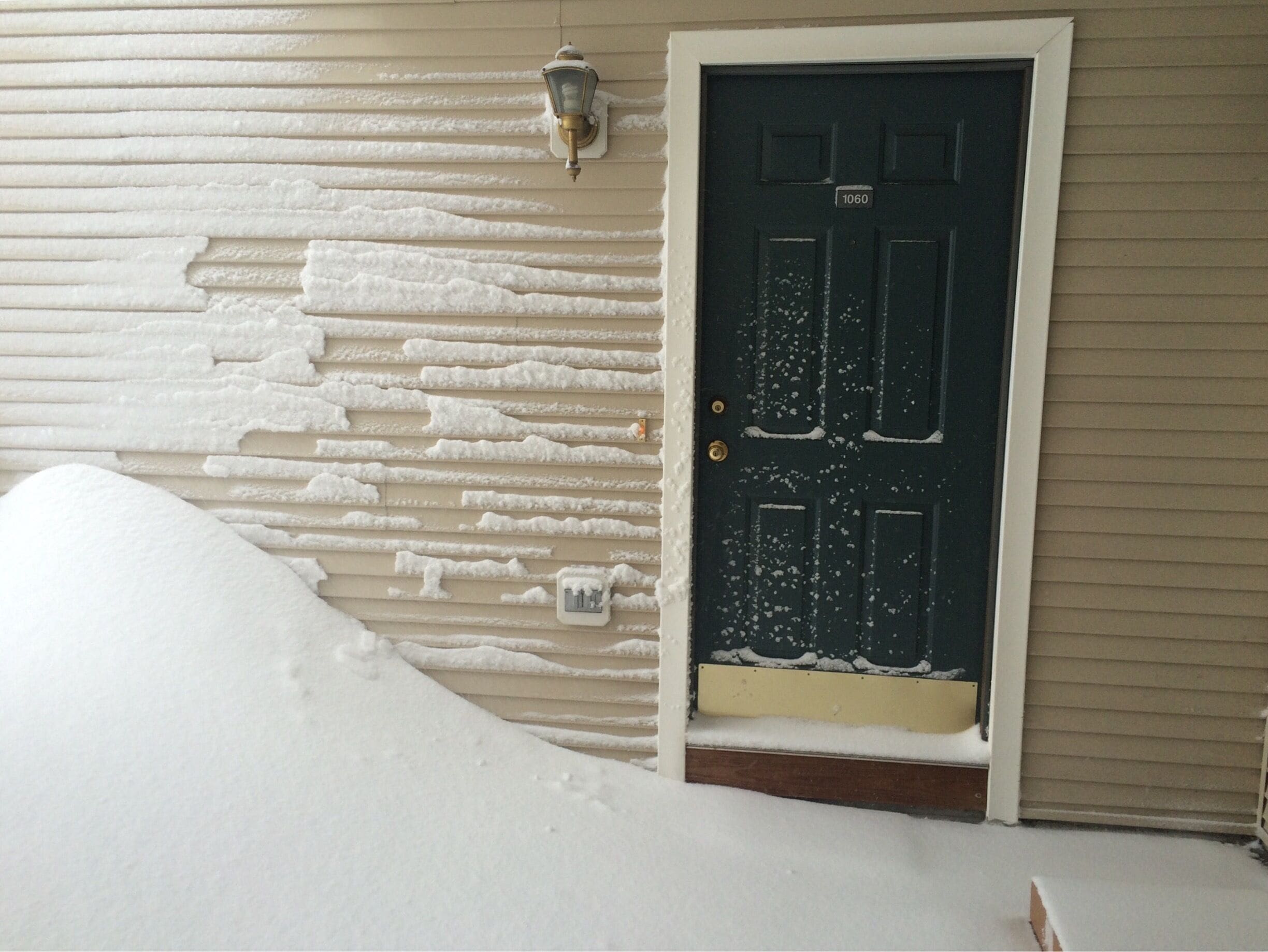 Mother Earth did you have to dump 25 inches on my front door?