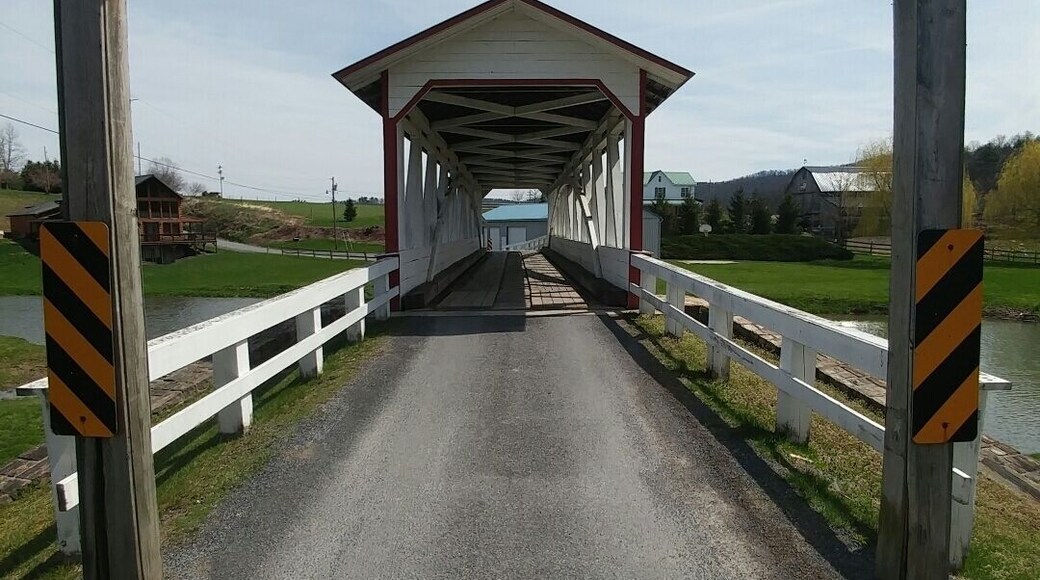 Hall's Mill Covered Bridge near Yellow Creek, PA.