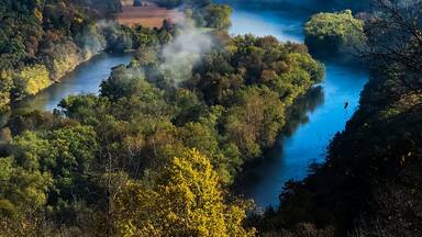 After the fog lifts you can look down on eagles