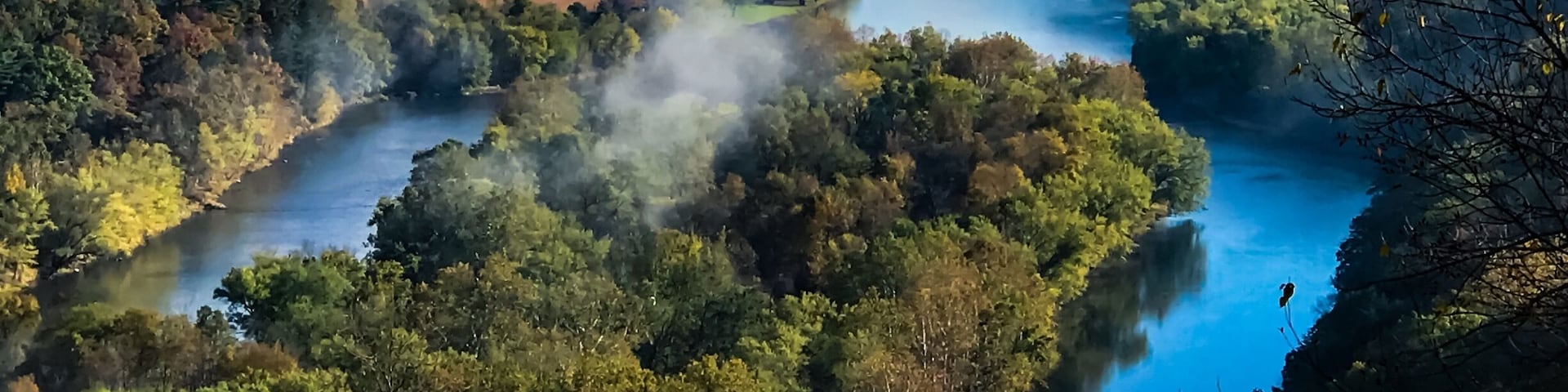 After the fog lifts you can look down on eagles